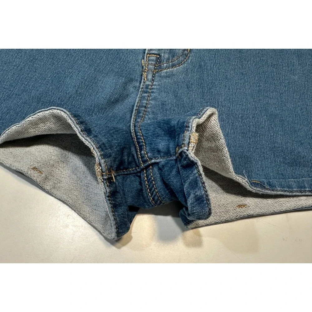Bullhead Denim Co Jean Shorts Women 3 Blue Super High Rise Shorty Cut Off Summer